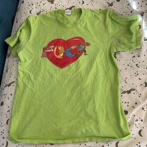 Supreme Tshirt neon green